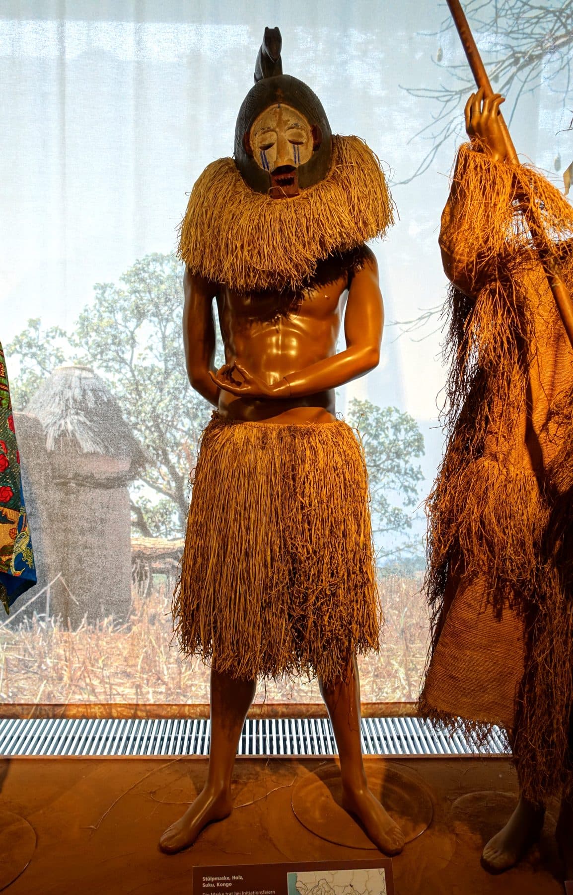 Initiation mask, Suku people