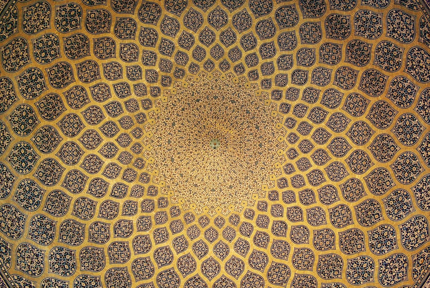 The dome of the Sheikh Lotfollah mosque, Isfahan